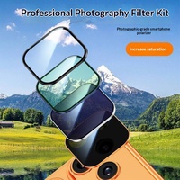 Film de protection magnétique de luxe pour objectif de téléphone, filtres souples UV+CPL+ND noirs, ensemble de filtres en verre trempé pour iPhone 17 Pro Max