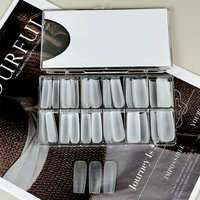 Nueva Llegada: 360 Uñas Postizas de Gel X Cuadradas Suaves de Fácil Aplicación, Empaquetadas en Caja, con Descuento Especial