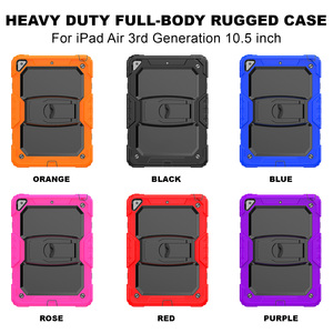 Funda Protectora para Tablet al por Mayor B2B para <span class=keywords><strong>iPad</strong></span> <span class=keywords><strong>Air</strong></span> 3 de 10.5 Pulgadas, Funda Híbrida Resistente a Caídas con Soporte Integrado para Educación - Product Image 6