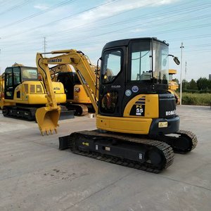 En Stock, Excavadora Usada Komatsu PC55 Mini, Modelo 2019, Motor, Bomba, Engranajes y Rodamientos Japoneses Certificados - Product Image 1