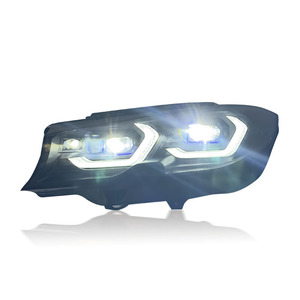 Faros Delanteros SJC Auto de Doble Color con Estilo Láser DRL para <span class=keywords><strong>BMW</strong></span> Serie 3 G20 2019-2022, Sistemas de Iluminación para Automóviles, Luces Delanteras Blancas y Amarillas DRL - Product Image 5