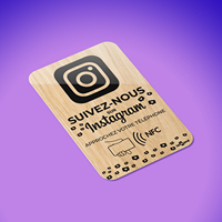 Muestra Gratuita de Tarjeta NFC con Código QR Personalizado para Negocios, Redes Sociales como Facebook, TikTok, Tarjeta RFID, Tarjeta de Reseña de Google