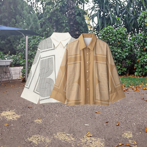 TAOP&ZA Nueva Camisa de Mujer Vintage de Primavera, Sólida, de Sarga Transpirable y Lavable, de Manga Larga con Solapa 1280846 1261232 - Product Image 3