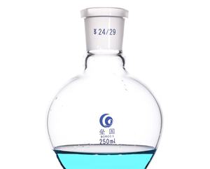 高品质实验室玻璃器皿制造商单颈梨形烧瓶 - Product Image 1