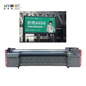 High productivity UV Inkjet hybrid printer print size 3.2m with roll to roll and Irregular shape multifunction on sale