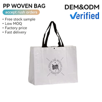 Bolsa de Compras Plegable Ecológica de Material PP con Diseño Literario Creativo e Impermeable, Logotipo Personalizado