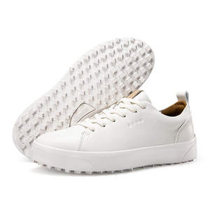Chaussures de golf pour hommes Le Chuang THESTRON, style business décontracté, dessus en cuir véritable, doublure en PU, semelle intermédiaire en EVA, confortables, imperméables - Product Image 1