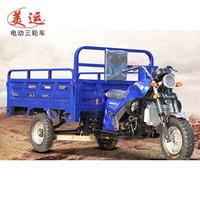 Nouveau tricycle à moteur à essence à trois roues pour ferme, moteur refroidi par eau de 300 cm3