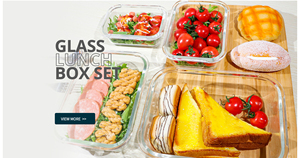 LEHE passe au micro-ondes et au four haut <span class=keywords><strong>verre</strong></span> borosilicate petits plateaux de cuisson pour le pain - Product Image 2