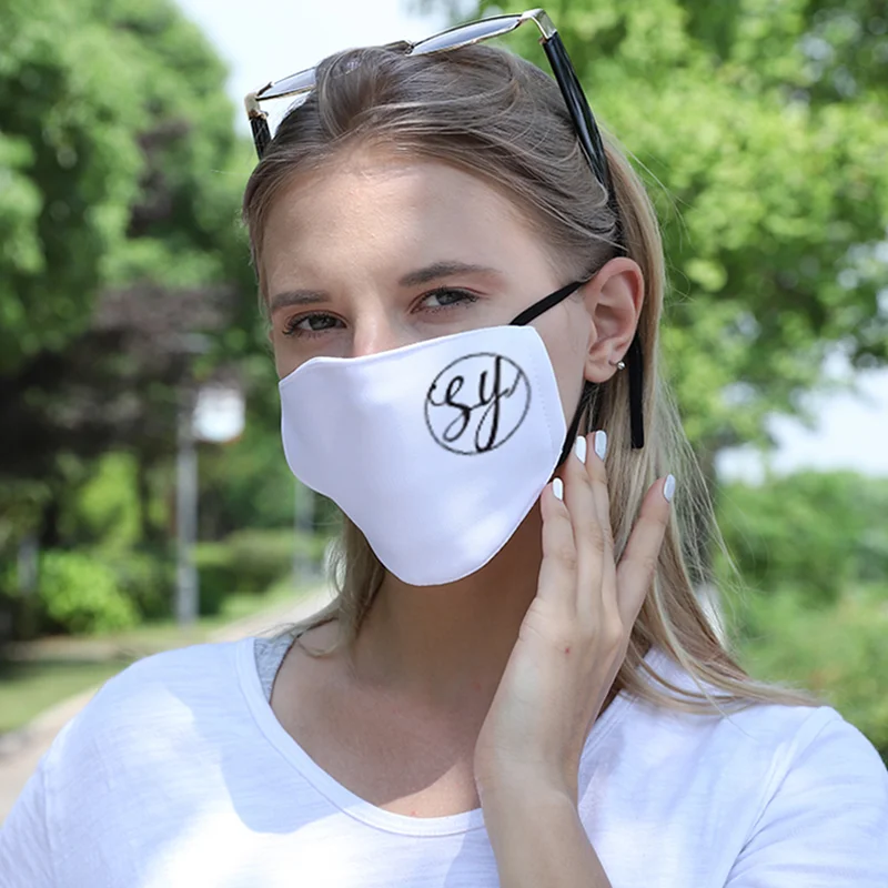Hot Sale blank sublimation masks Custom print fashion party face mask