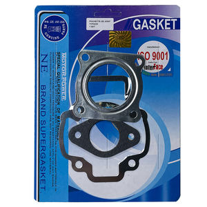 Joint d'échappement de moteur de moto en acier Graphite complet joint plat de tête de révision en silicone pour <span class=keywords><strong>MBK</strong></span> <span class=keywords><strong>AV10</strong></span> - Product Image 2