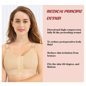 Crochets réglables de logo personnalisé de marque de distributeur <span class=keywords><strong>soutien</strong></span>-<span class=keywords><strong>gorge</strong></span> Faja de stade 2 de la chirurgie d'<span class=keywords><strong>augmentation</strong></span> <span class=keywords><strong>mammaire</strong></span> de la poitrine - Product Image 4