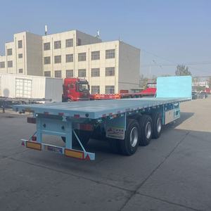 Semirremolque de Plataforma Plana de Venta Directa del Fabricante, Semirremolque de Plataforma Plana de <span class=keywords><strong>Segunda</strong></span> <span class=keywords><strong>Mano</strong></span> - Product Image 2