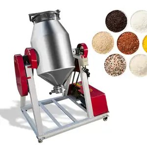 Xianglu Stainless Steel Food Grade Rotating Roller Big Chemical Spice Mixing Food Dry Powder Rotary Machine Drum Mixer