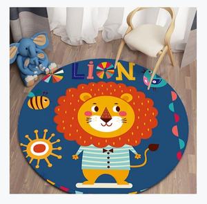 Comprar alfombra de microfibra esponjosa para habitación de niños, alfombra redonda - Product Image 1