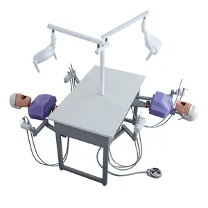 Factory produce with low noise oral simulator with light two students desk Dental simulator Unit