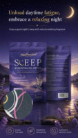 Patch de Sommeil aux Huiles Essentielles Lavande Apaisant Aromathérapie Relaxation Soutien au Sommeil Réparateur Jetable
