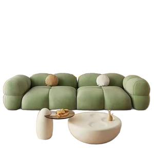 Modular Beanbag <b>Sofa</b> Color Blocked Extra Soft Fill For Living Room Small Apartment Rental Use - Product Image 5