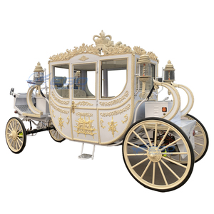 <b>White</b> Royal Wedding Carriage Sightseeing <b>Pumpkin</b> Electric Horse Carriage Europe Royal Electric Horse Carriage - Product Image 6