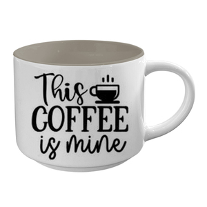 Tasse à thé en céramique blanche minimaliste moderne de haute qualité pour cadeaux d'affaires - Product Image 3