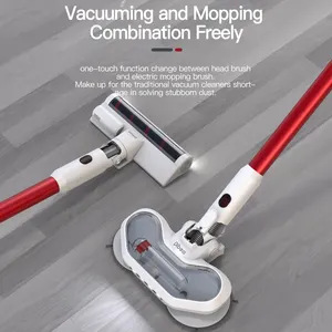 DC/BLDC Dibea Best Selling Vaccum Cleaner G20 Strong Suction 26000Pa Cordless Home Wet and Dry Vacuum Carpet Cleaner