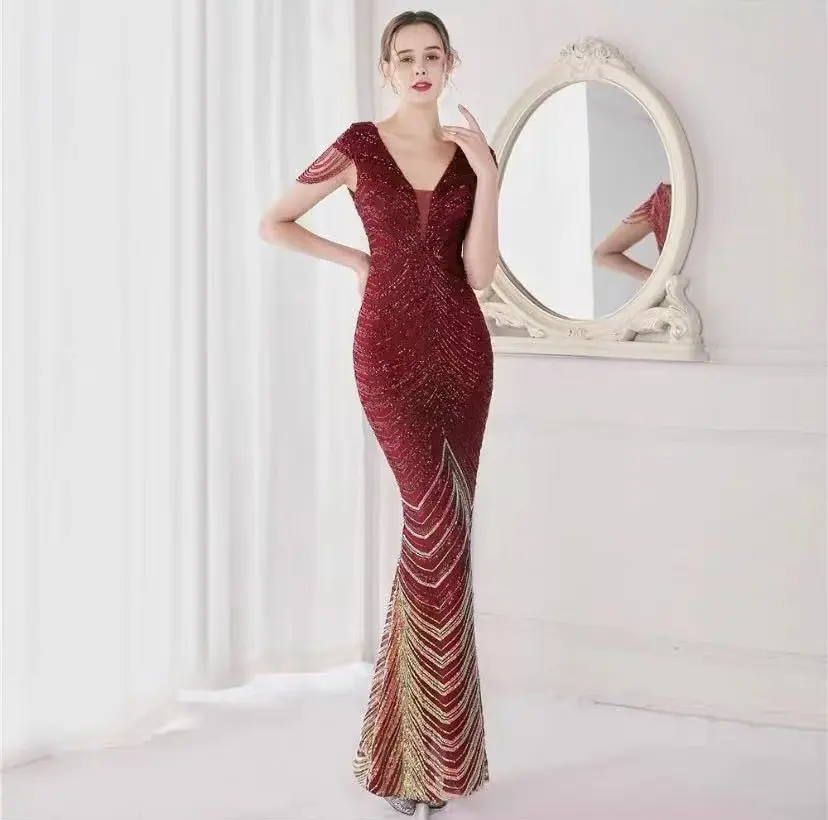 Robe de soirée pour femmes musulmanes unies formelle grande taille robe de soirée pour femmes robe de soirée de luxe pour femmes