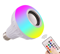 Ampoule LED RGB sans fil, lecture de musique, télécommande sans fil E26 E27 B22 pour maison hôtel Restaurant