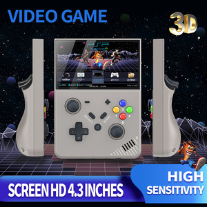 เครื่องเล่นเกมพกพา Hot R43 PRO Retro หน้าจอ 4.3 นิ้ว ความจุ 64/128GB ของขวัญสุดพิเศษ M18 เครื่องเล่นเกมพกพาสำหรับเด็กและผู้รักเกม - Product Image 1