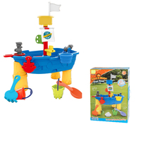 Jouet Sable Sable d'Été pour Enfant en Plein Air, Jouet de Table de Plage pour Enfant, Bateau Sensoriel, Pirate, Bateau d'Intérieur, 13 Pièces