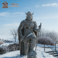 Sculpture de Dieu nordique célèbre, décoration, figure en bronze grandeur nature, statue viking à vendre