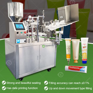 Full Automatic Metal Laminate Paste Plastic Hand Cosmetic Cream Packaging Machine Tube Fill and Seal - Product Image 3
