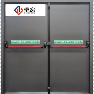 <span class=keywords><strong>Puerta</strong></span> Metálica Hueca de Acero Resistente al Fuego por 3 Horas con Placa de Apoyo y <span class=keywords><strong>Barra</strong></span> de Empuje - Product Image 4