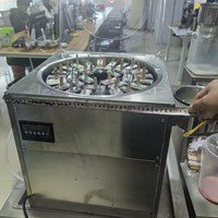 2-pack roestvrijstalen ijslollymachine, enkelvoudige productie van fruit-ijslollies, kan 40 stuks produceren