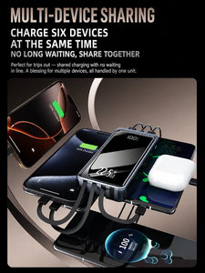 <span class=keywords><strong>Batterie</strong></span> <span class=keywords><strong>externe</strong></span> HYTO 20000mAh 22.5W à charge rapide avec 4 câbles intégrés, écran numérique intelligent, chargeur <span class=keywords><strong>externe</strong></span> portable - Product Image 2