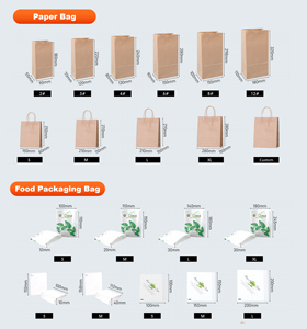 Bolsas de Papel para Palomitas de Maíz Ecológicas para Cine, 46oz/32oz, Color Marrón, Impresión Personalizada, Reciclables, Resistentes a la Grasa, para Aperitivos, Sushi, Ensaladas - Product Image 2