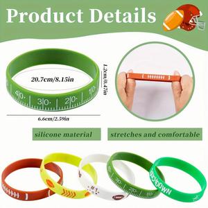 สายรัดข้อมือซิลิโคนสีพื้นพิมพ์ลายของขวัญจากโรงงาน โลโก้สั่งทำได้ - Product Image 4