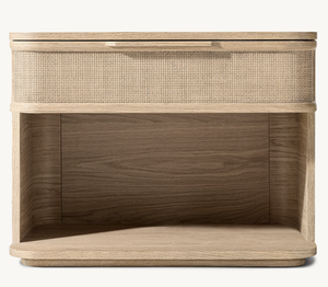 Modern Night Stand Cabinet Luxury Nightstand Solid Wood <strong>Teak</strong> <strong>Bedside</strong> <strong>Table</strong> - Product Image 2