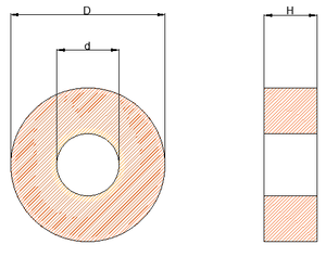 קבל דיסק RC CT52-2.0-0.8-25v-242M 2400PF 20% 25V - Product Image 2