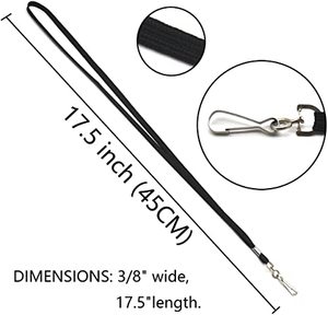 Tube plat de <span class=keywords><strong>cordon</strong></span> de corde d'approvisionnement direct d'usine en gros bon marché <span class=keywords><strong>avec</strong></span> lanière tubulaire de cou de crochet de pivot de J pour le <span class=keywords><strong>porte</strong></span>-<span class=keywords><strong>badge</strong></span> d'identification - Product Image 6