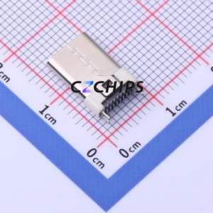 YTC-TC16S-128 USB Connector SMD Connector ( Connector Type: Type-C )( Gender: Male )( Mounting Type: Vertical Mount ) - Product Image 2