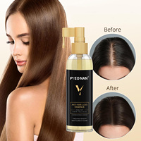 Haarpflege Ätherisches Öl Reines Natürliches Haarwuchsöl für Männer Haarwuchs-Behandlungsserum Anti-Haarausfall-Lotion Ätherisches Öl