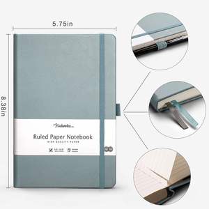 High Quality Leather A5 Print on Demand Notebook <b>Journal</b> with Thermal Binding and Custom Logo for Office School Business - Product Image 4