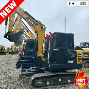รถขุดขนาดเล็ก Sany Sy60C <span class=keywords><strong>Pro</strong></span> มือสอง 6 ตัน ชั่วโมงการใช้งานต่ำ เครื่องยนต์ดีเซล รถตีนตะขาบขนาดกะทัดรัด ระบบไฮดรอลิก สภาพ<span class=keywords><strong>ดี</strong></span> ขาย - Product Image 1