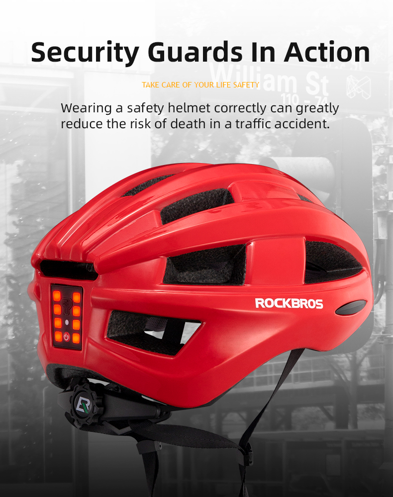 Xpro Casco ROCKBROS Q1 Luce Posteriore Per Bicicletta A LED Xpro Casco ROCKBROS Q1 Luce Posteriore Per Bicicletta A LED