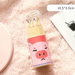 Nouveau Style Enfants Art 12 Couleurs Mini Enfants Couleurs Animal Crayons Ensemble Crayons pour Enfants Cadeaux - Product Image 3