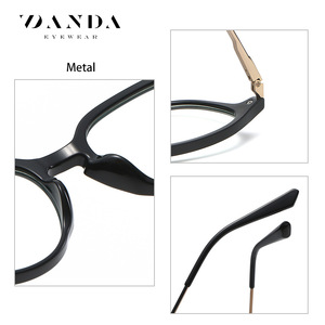 แว่นตา Danda TR90 กรอบเต็มสีดำ เลนส์ใส รุ่นยูนิเซ็กส์ 806 - Product Image 3