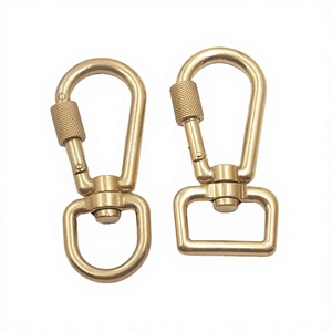 Ganci a Molla in Ottone per Guinzagli per Cani, Moschettoni Girevoli con Chiusura Rapida 16*78mm, Accessori per Yacht e Imbarcazioni - Product Image 5