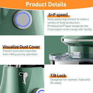 Batidoras <span class=keywords><strong>Robot</strong></span> de <span class=keywords><strong>cuisine</strong></span> électrique, appareil de <span class=keywords><strong>cuisine</strong></span>, <span class=keywords><strong>1500W</strong></span>, pour la boulangerie, la maison - Product Image 6