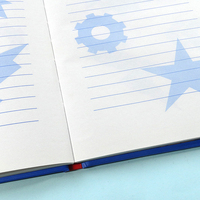 De color de impresión de cuaderno personalizado Blaze dibujos animados alineado portátil para los niños