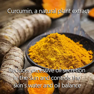 Crème éclaircissante pour le visage <span class=keywords><strong>à</strong></span> la vitamine C et au curcuma avec huile essentielle, élimination des taches brunes - Marque privée, peau normale, 60 g, pour femmes adultes - Product Image 6